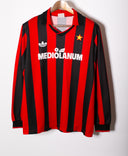 AC Milan 1991-92 Van Basten Long Sleeve Home Kit (L)