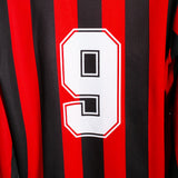 AC Milan 1991-92 Van Basten Long Sleeve Home Kit (L)