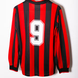 AC Milan 1991-92 Van Basten Long Sleeve Home Kit (L)