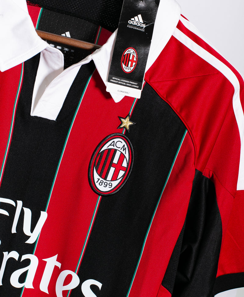 AC Milan 2012-13 Inzaghi Home Kit NWT (L)