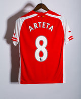 Arsenal 2014-15 Arteta Home Kit (S)