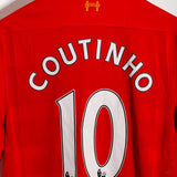 Liverpool 2016-17 Coutinho Home Kit (L)