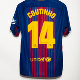 Barcelona 2017-18 Coutinho Home Kit (M)