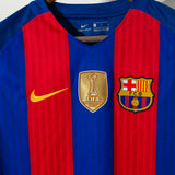 Barcelona 2016-17 Andre Gomes Home Kit (L)