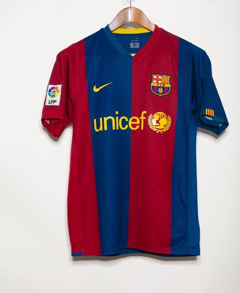 Barcelona 2006-07 Ronaldinho Home Kit (S)