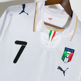 Italy 2008 Del Piero Long Sleeve Away Kit (L)