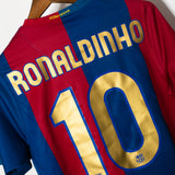 Barcelona 2006-07 Ronaldinho Home Kit (S)