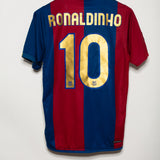 Barcelona 2006-07 Ronaldinho Home Kit (S)