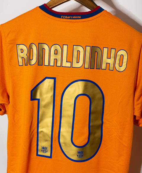 Barcelona 2006-07 Ronaldinho Away Kit (M)