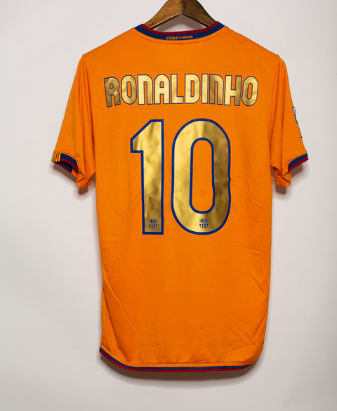 Barcelona 2006-07 Ronaldinho Away Kit (M)