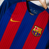 Barcelona 2016-17 Messi Long Sleeve Home Kit (S)