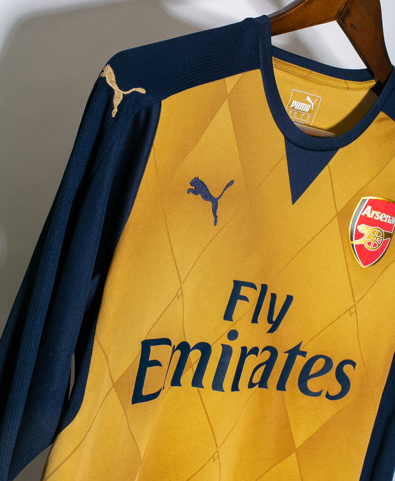 Arsenal 2015-16 Giroud Long Sleeve Away Kit (S)