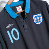 England 2012 Rooney Long Sleeve Away Kit (2XL)