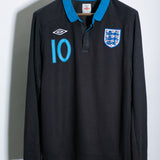 England 2012 Rooney Long Sleeve Away Kit (2XL)