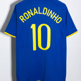 Brazil 2008 Ronaldinho Away Kit (XL)