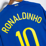 Brazil 2008 Ronaldinho Away Kit (XL)