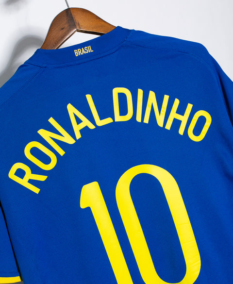 Brazil 2008 Ronaldinho Away Kit (XL)