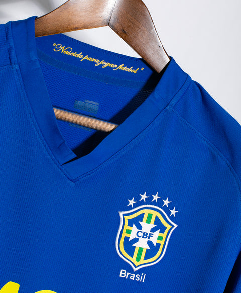 Brazil 2008 Ronaldinho Away Kit (XL)