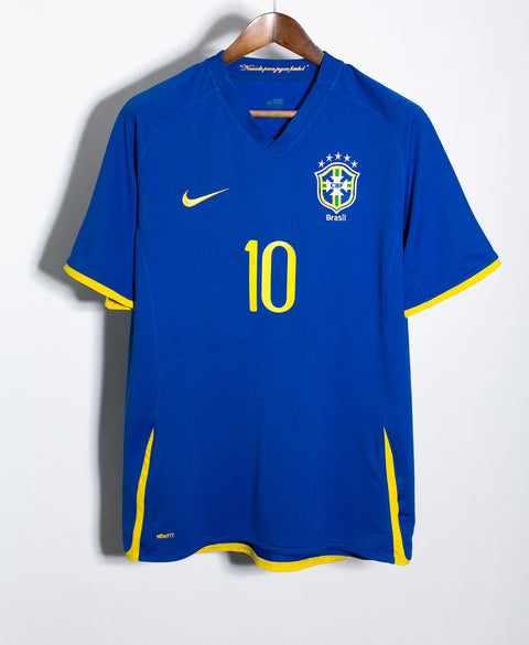 Brazil 2008 Ronaldinho Away Kit (XL)