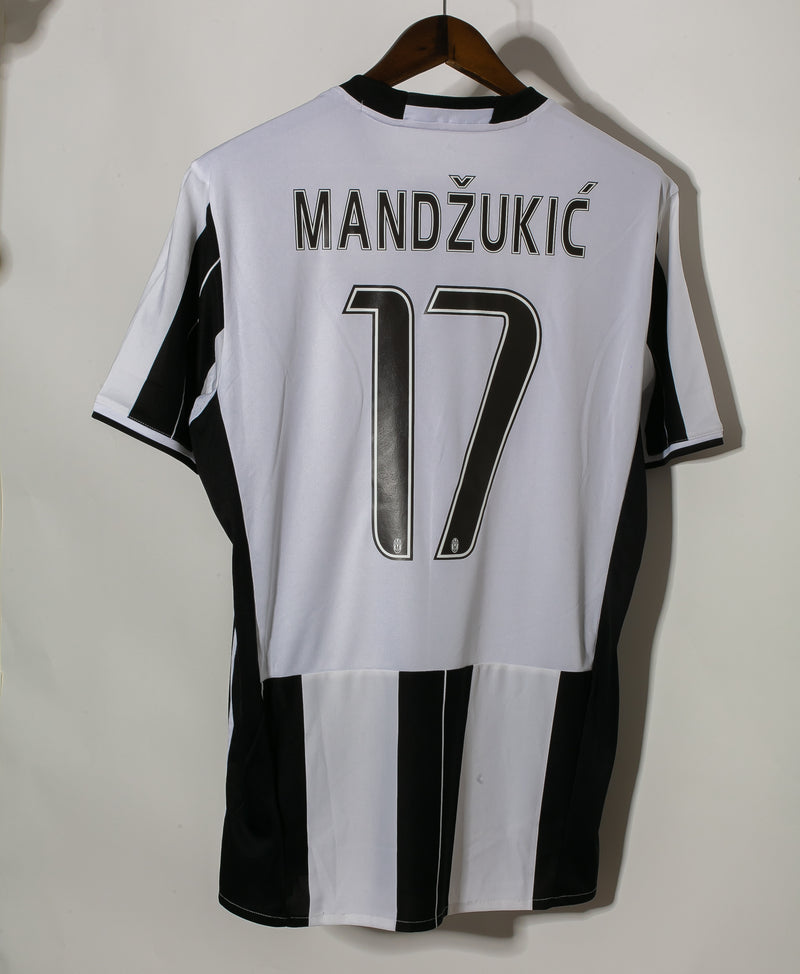 Juventus No17 Mandzukic Home Jersey