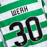 Celtic 2018-19 Weah Long Sleeve Home Kit (S)