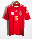 Spain 2014 Busquets Home Kit (M)