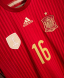 Spain 2014 Busquets Home Kit (M)