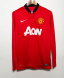 Manchester United 2013-14 Chicharito Long Sleeve Home Kit (M)