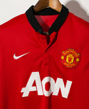 Manchester United 2013-14 Chicharito Long Sleeve Home Kit (M)