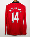 Manchester United 2013-14 Chicharito Long Sleeve Home Kit (M)