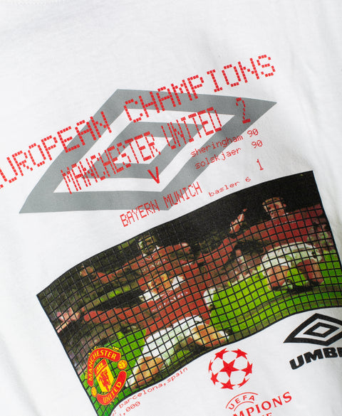 Vintage Umbro Man United 1999 Champions League Final Tee (XL)