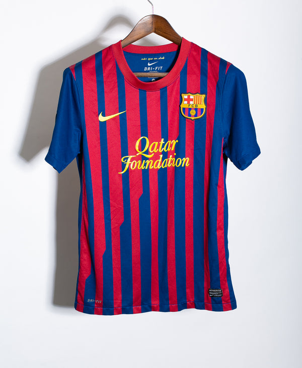 Barcelona 2011-12 Iniesta Home Kit (S)
