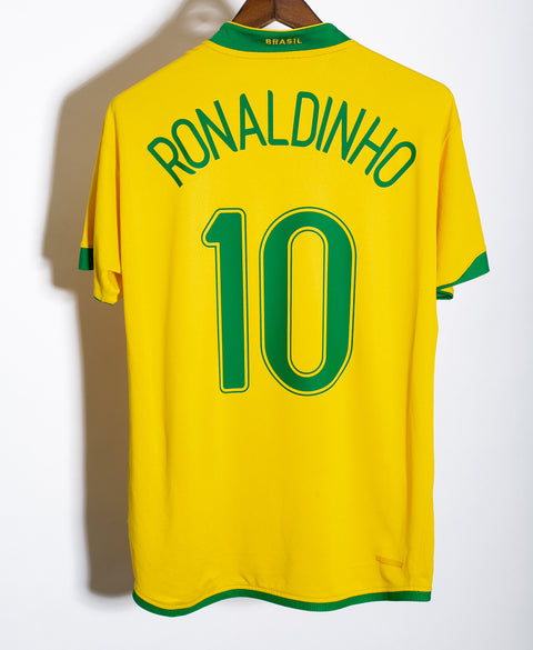 Brazil 2006 Ronaldinho Home Kit (XL)