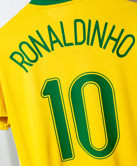 Brazil 2006 Ronaldinho Home Kit (L)