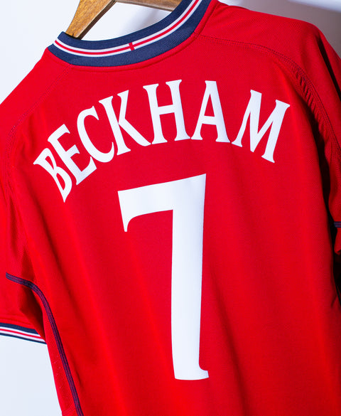 England 2002 Beckham Away Kit (2XL)