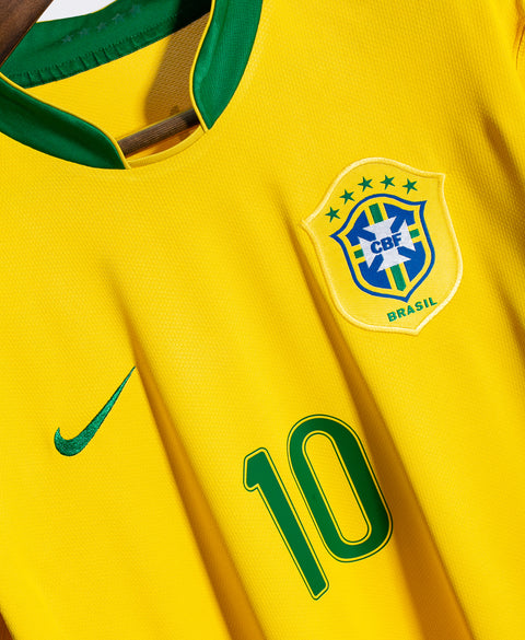 Brazil 2006 Ronaldinho Home Kit (L)