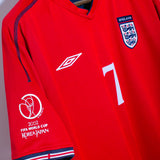 England 2002 Beckham Away Kit (2XL)