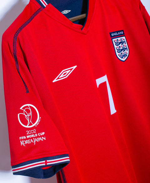 England 2002 Beckham Away Kit (2XL)