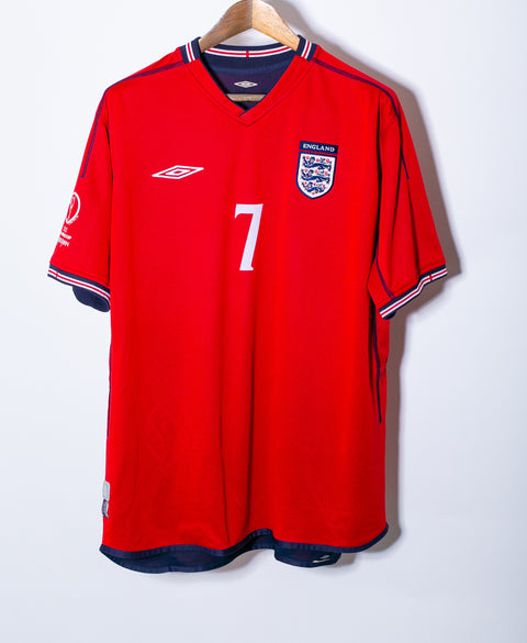 England 2002 Beckham Away Kit (2XL)