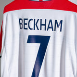England 2004 Beckham Home Kit (2XL)