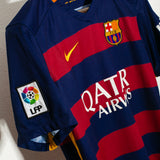 Barcelona 2015-16 Messi Home Kit (S)