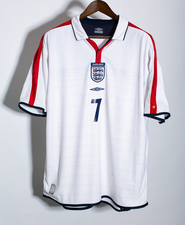 England 2004 Beckham Home Kit (2XL)
