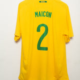 Brazil 2010 Maicon Home Kit (XL)