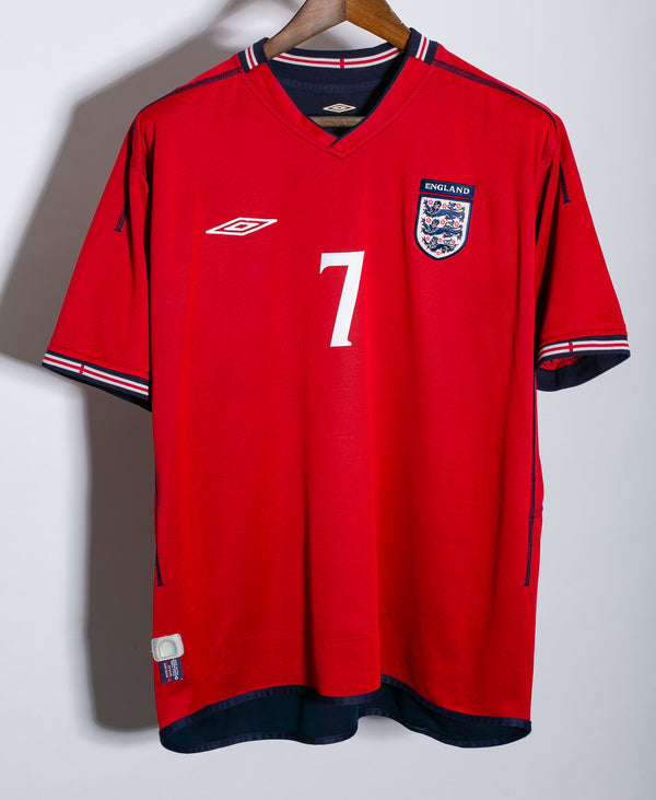 England 2002 Beckham Home Kit (XL)