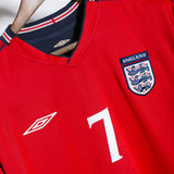 England 2002 Beckham Home Kit (XL)