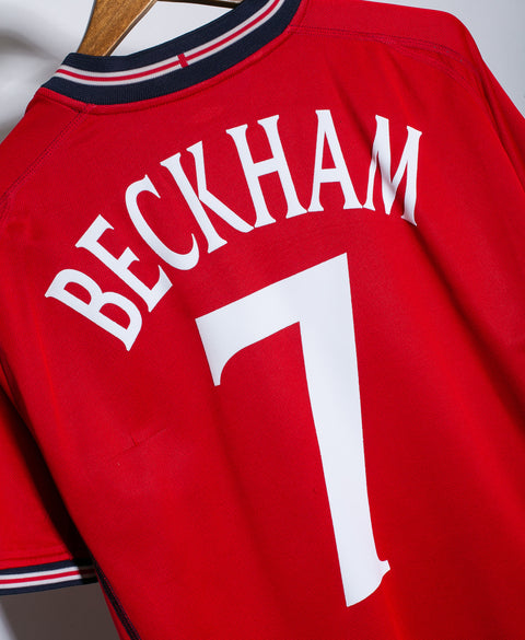 England 2002 Beckham Home Kit (XL)