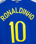 Brazil 2008 Ronaldinho Away Kit (XL)