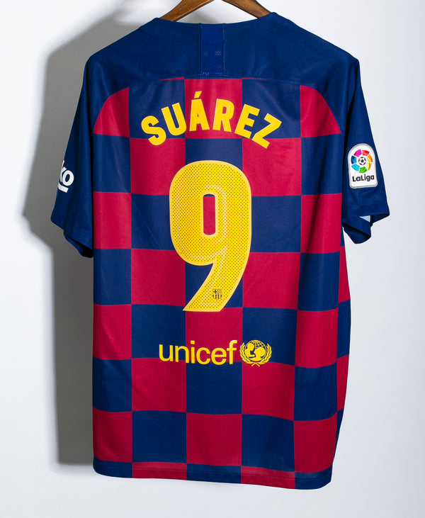 Barcelona 2019-20 Suarez Home Kit (2XL)