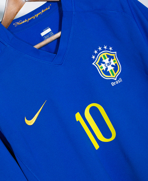 Brazil 2008 Ronaldinho Away Kit (XL)