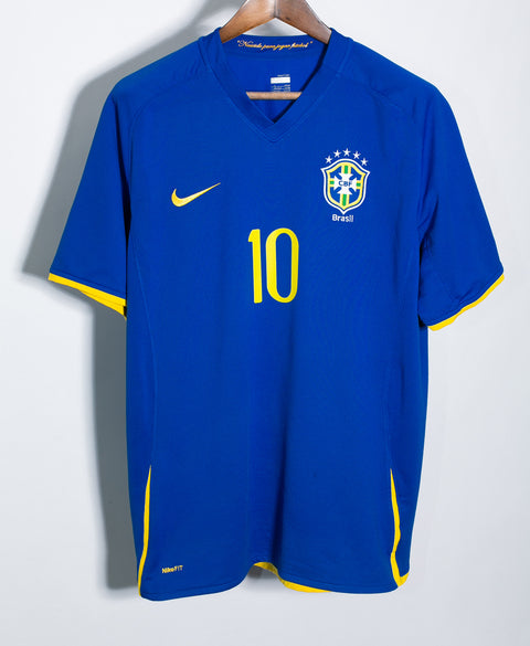 Brazil 2008 Ronaldinho Away Kit (XL)